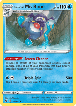 Galarian Mr. Rime – Rare