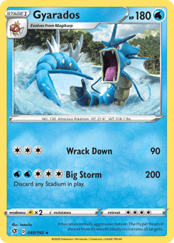 Gyarados – Rare Holo – Rebel Clash