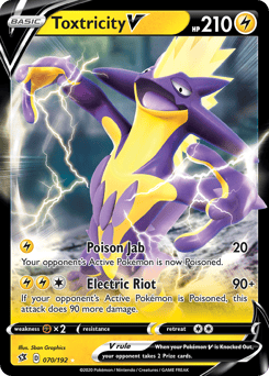 Toxtricity V – Rare Holo V