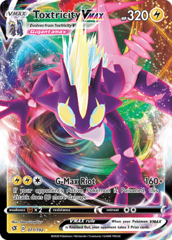 Toxtricity VMAX – Rare Holo VMAX