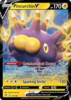 Pincurchin V – Rare Holo V