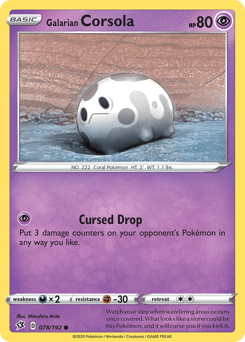 Galarian Corsola – Common