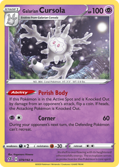 Galarian Cursola – Rare Holo