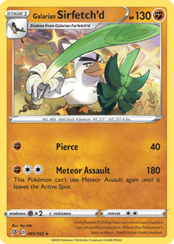 Galarian Sirfetch'd – Rare Holo