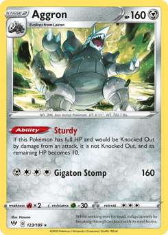 Aggron – Rare Holo
