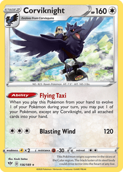 Corviknight – Rare Holo
