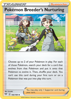 Pokémon Breeder's Nurturing – Uncommon