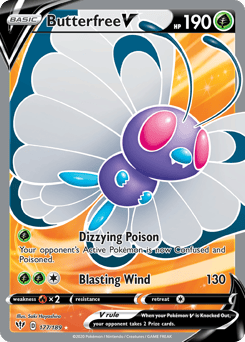 Butterfree V – Rare Ultra