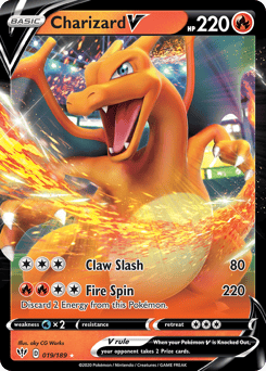 Charizard V – Rare Holo V