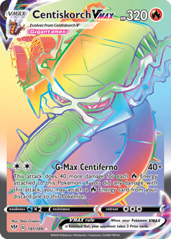 Centiskorch VMAX – Rare Rainbow