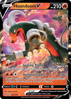 Houndoom V – Rare Holo V