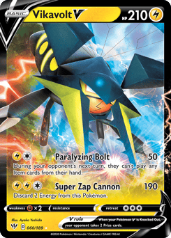 Vikavolt V – Rare Holo V