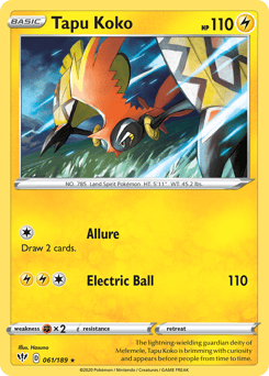 Tapu Koko – Rare Holo