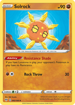 Solrock – Uncommon