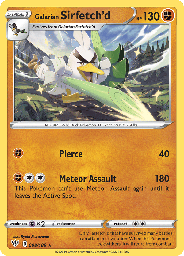 Galarian Sirfetch'd – Darkness Ablaze