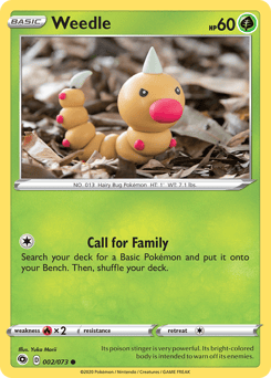 Weedle – Common – Champion's Path