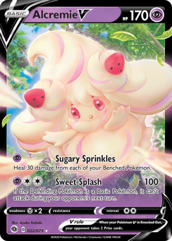 Alcremie V – Rare Holo V