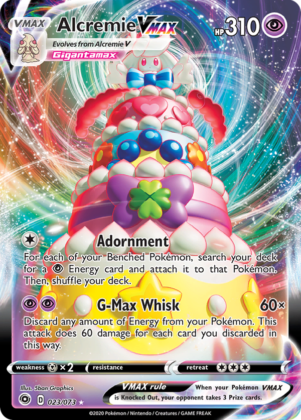 Alcremie VMAX – Rare Holo VMAX – Champion's Path