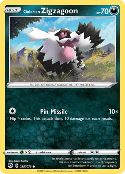 Galarian Zigzagoon – Common
