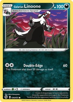 Galarian Linoone – Common