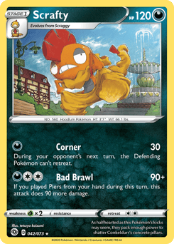 Scrafty – Rare Holo