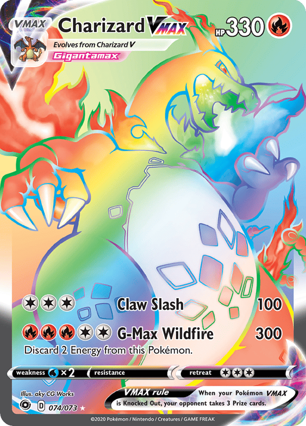 Charizard VMAX – Rare Rainbow – Champion's Path