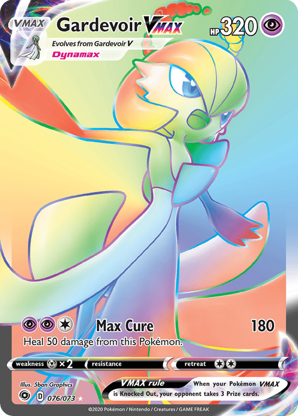 Gardevoir VMAX – Rare Rainbow – Champion's Path