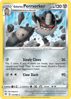 Galarian Perrserker – Rare
