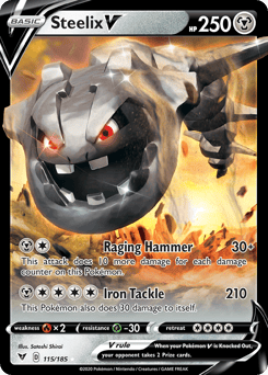 Steelix V – Rare Holo V