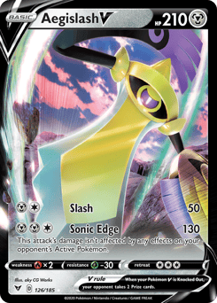 Aegislash V – Rare Holo V