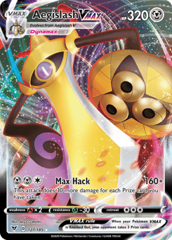 Aegislash VMAX – Rare Holo VMAX