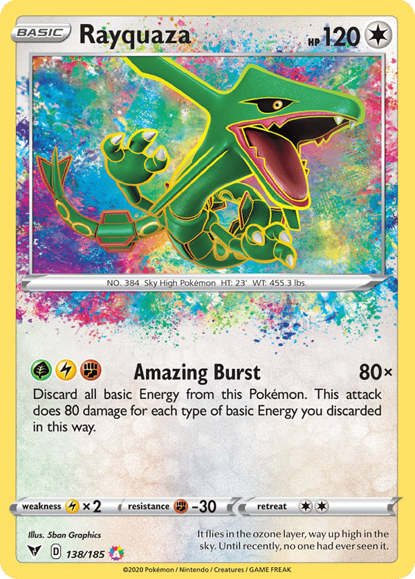 Rayquaza – Amazing Rare – Vivid Voltage