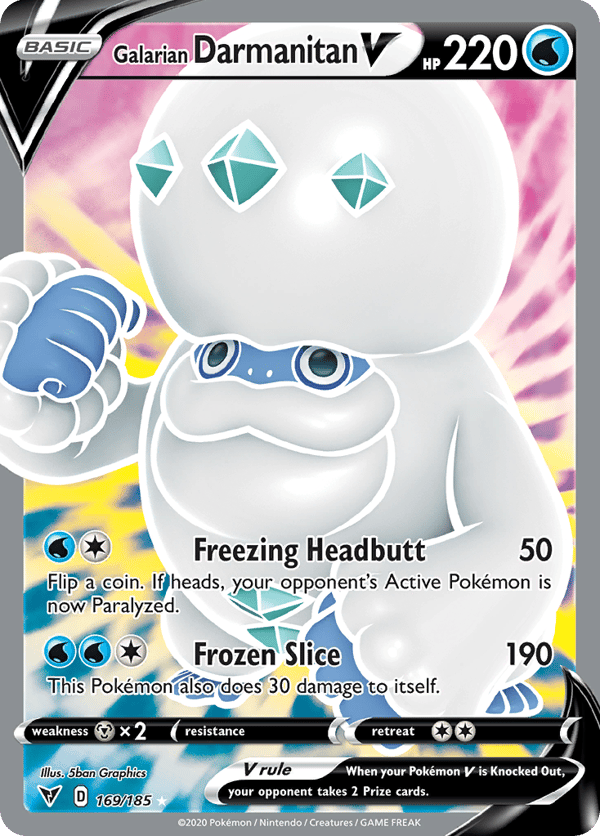 Galarian Darmanitan V – Rare Ultra – Vivid Voltage