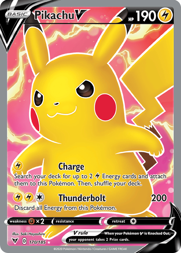Pikachu V – Rare Ultra – Vivid Voltage