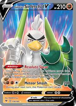 Galarian Sirfetch'd V – Rare Ultra