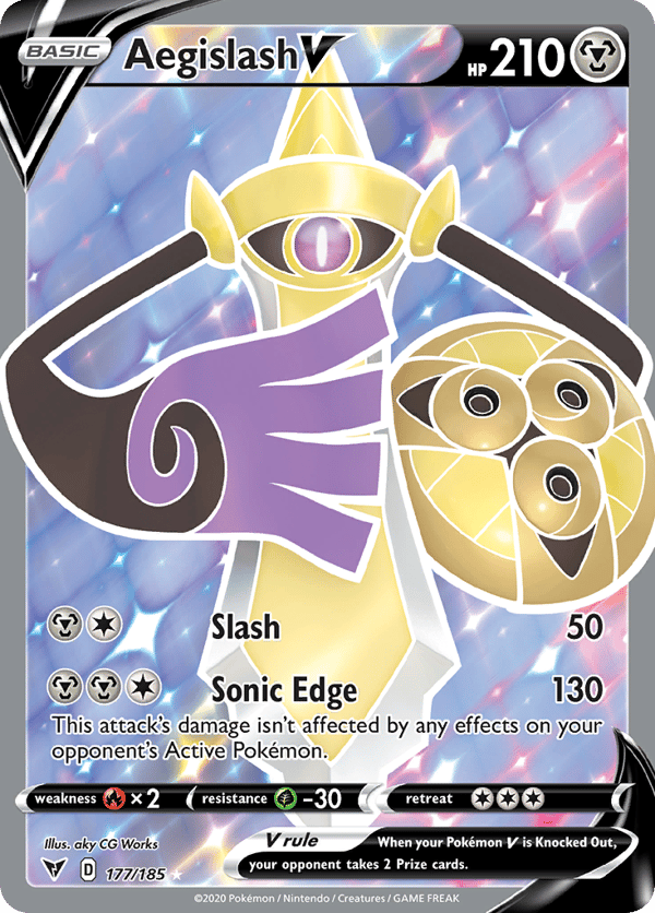 Aegislash V – Vivid Voltage