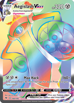 Aegislash VMAX – Rare Rainbow