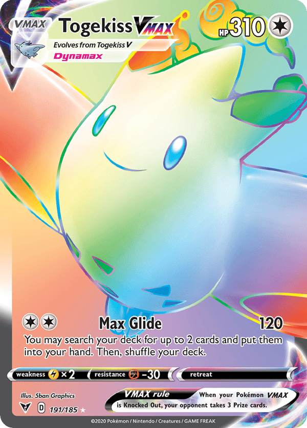 Togekiss VMAX – Rare Rainbow – Vivid Voltage