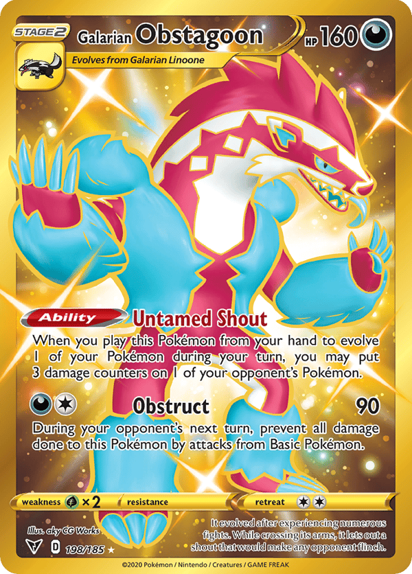Galarian Obstagoon – Vivid Voltage