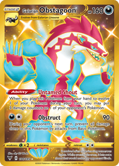 Galarian Obstagoon – Rare Secret