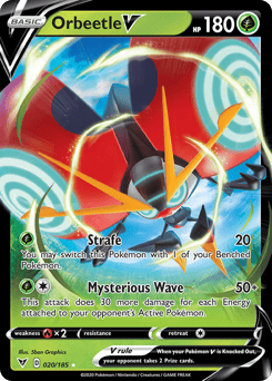Orbeetle V – Rare Holo V