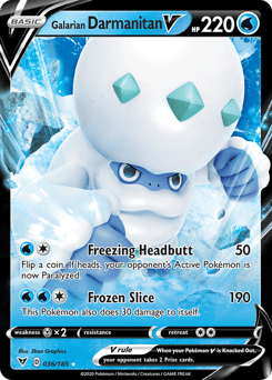 Galarian Darmanitan V – Rare Holo V