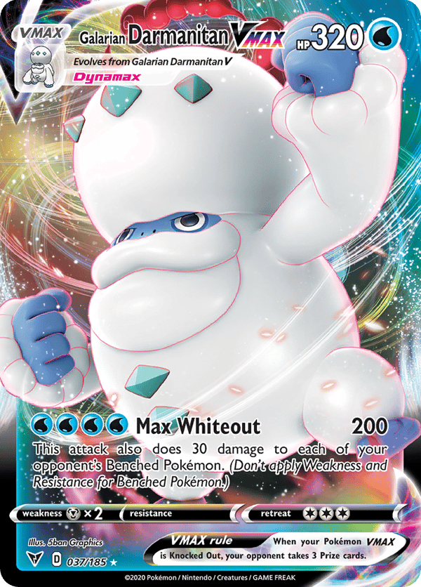 Galarian Darmanitan VMAX – Rare Holo VMAX – Vivid Voltage