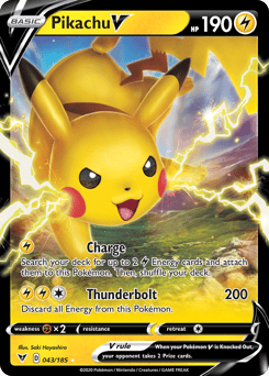 Pikachu V – Rare Holo V