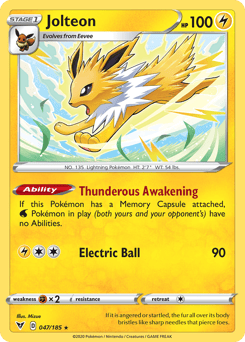 Jolteon – Rare – Vivid Voltage