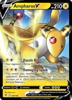 Ampharos V – Rare Holo V
