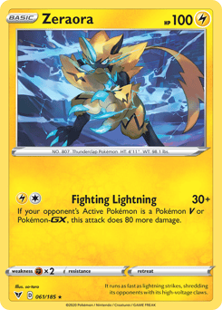 Zeraora – Rare Holo