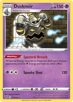 Dusknoir – Rare Holo