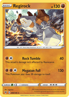 Regirock – Rare Holo