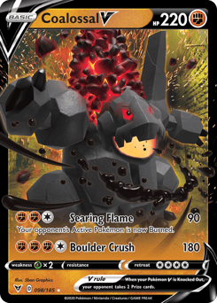 Coalossal V – Rare Holo V
